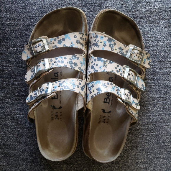 floral birkenstocks